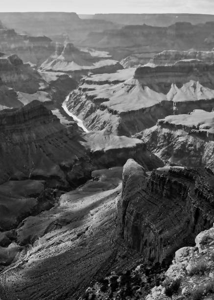 istock Grand Canyon, Colorado River - Black and White 1031731610