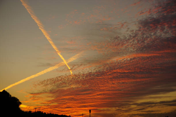 istock Seasonal twilight sky. Autumn 1031734184