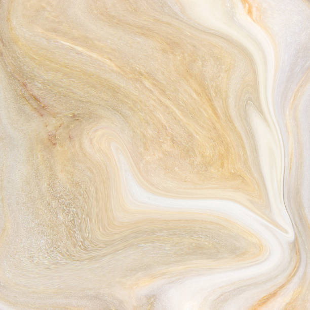 istock Creative background with abstract acrylic painted waves. Beautiful marble texture.  handmade surface. Liquid paint. Horizontal wallpaper. 1031795996