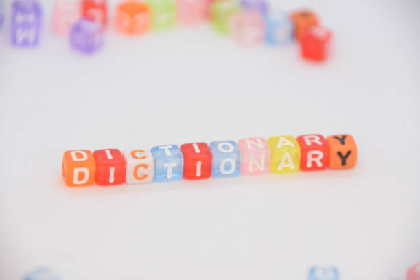 istock Word Dictionary made of letter cubes 1031802936