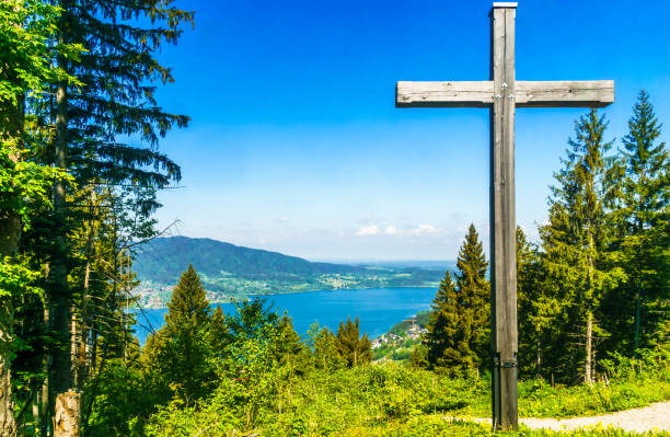 istock View on beautiful lake Tegernsee sourrounded by mountains in Bavaria - Germany 1031809328