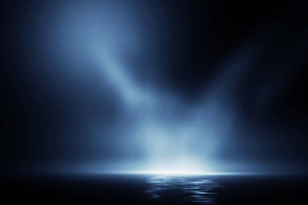 istock 3d rendering Light in the sea at night 1031822668