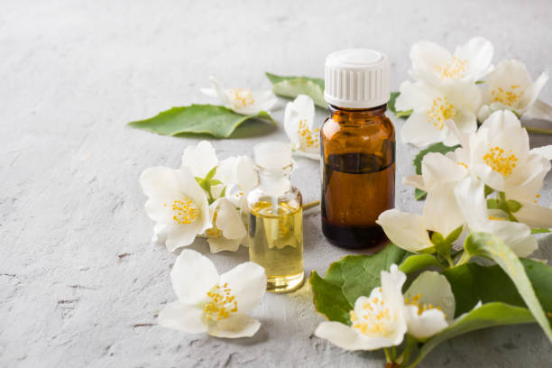 istock Jasmine oil. Aromatherapy with Jasmine oil and soap. Jasmine flower 1031832018