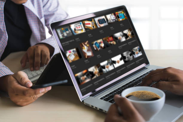 istock Creative Designer Graphic at work. Color swatch samples, Illustrator Graphic designer working digital tablet and computer 1031840252