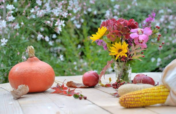 istock colorful flowers and vegetables from garden 1031848982