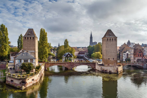 istock Panorama of  bridge Ponts Couverts, Strasbourg 1031852062
