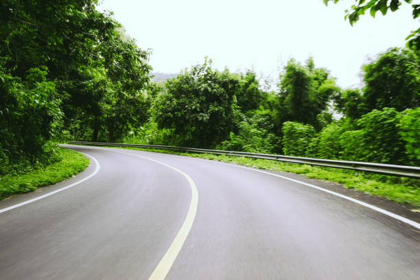 istock blurred motion road on mountain in Thailand 1031853136