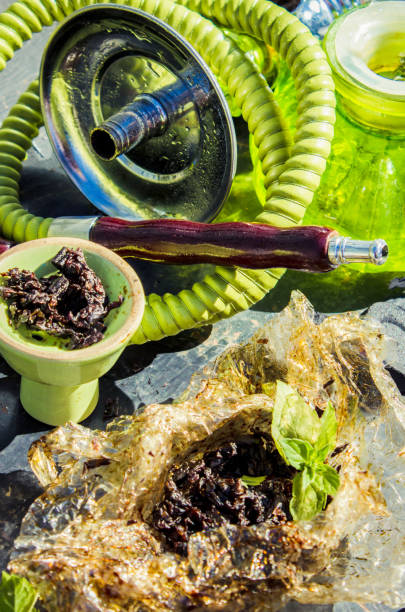 istock collage with hookah tobacco Smoking different taste. 1031853172