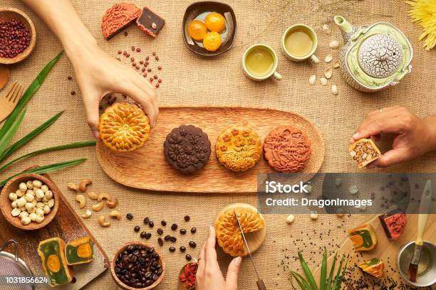 Teats For Mid Autumn Festival Stock Photo - Download Image Now - Moon Cake, Mid-Autumn Festival, Traditional Festival