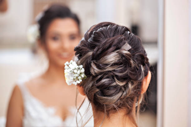 Wedding Hairstyles Stock Photos, Pictures & Royalty-Free Images - iStock