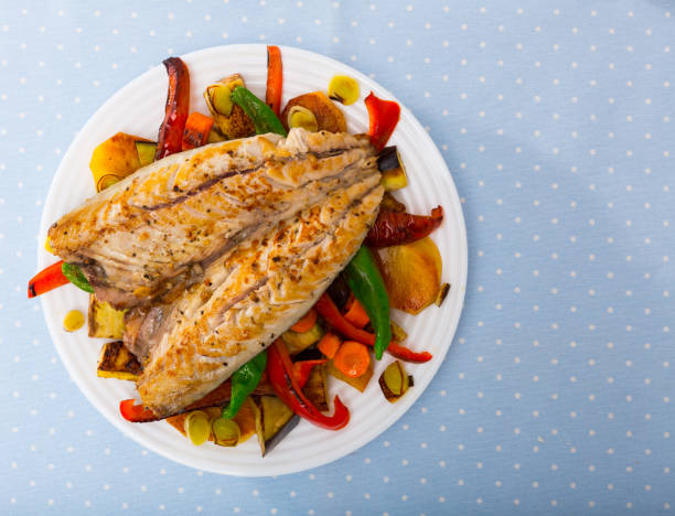 istock Top view of Bulgarian plakiya with mackerel 1031863410