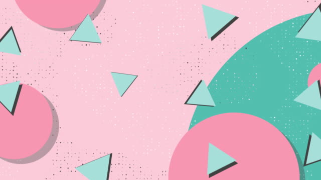 1990s Style Animated Background Pattern