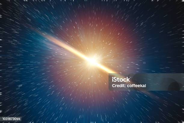 Galaxy Explosion Big Bang Of Star Universe Illustration Concept Stock Photo - Download Image Now