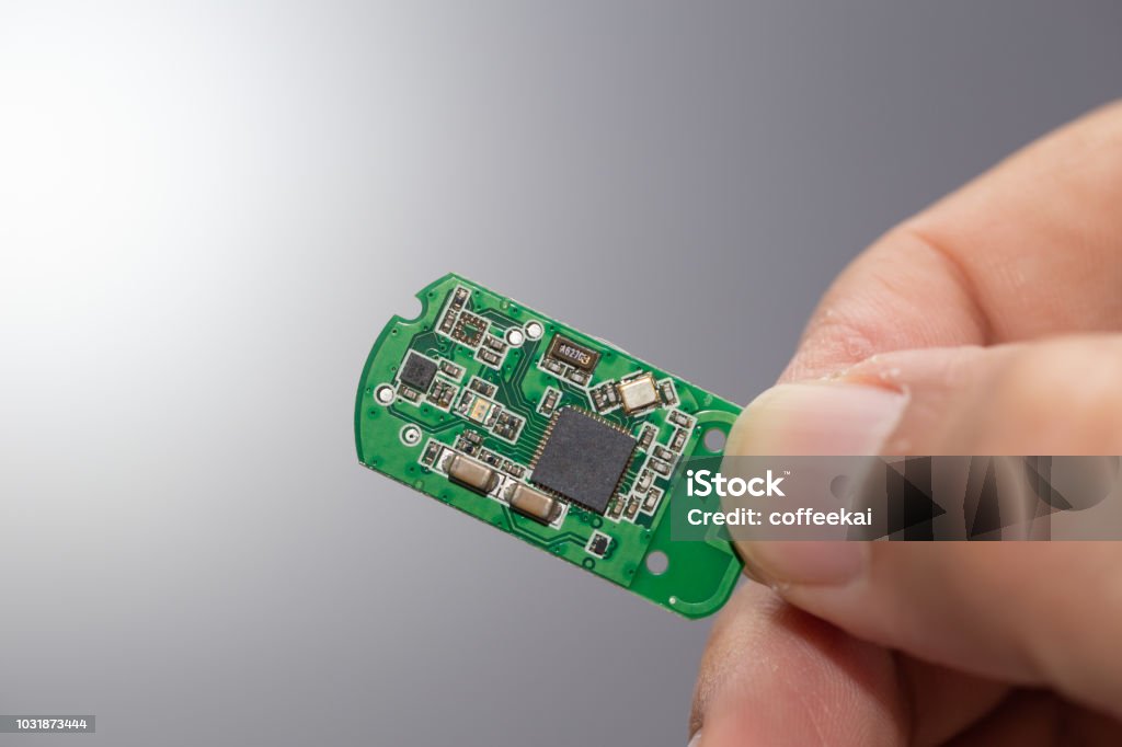 Small Size Of Microchip Microprocessor Module Stock Photo - Download ...