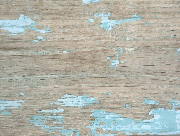 istock Old weathered blue shabby wood background. 1031873602