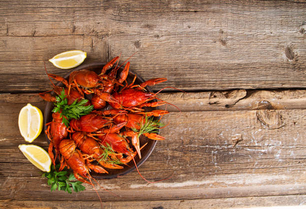 istock Boiled cooked crayfish crawfish ready to eat 1031873812