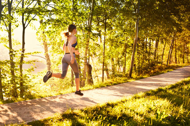 istock Fit woman during morning run 1031876802