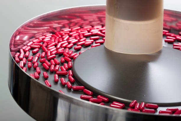 의약제 생산 라인 - pharmaceutical compounding 뉴스 사진 이미지