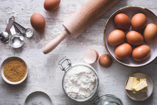 istock Ingredients for the Preparation of a Cake 1031880494
