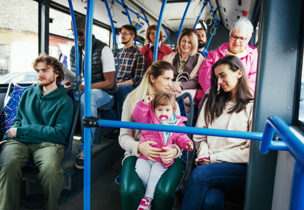 istock Three generation family traveling by public bus 1031885900