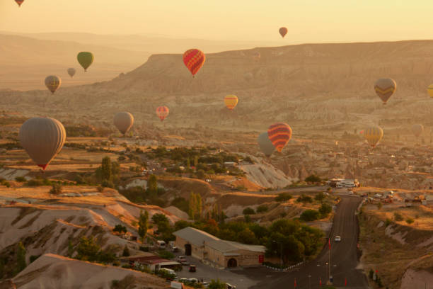 istock Hot Air Balloons To Fly over Cappadocia 1031896920