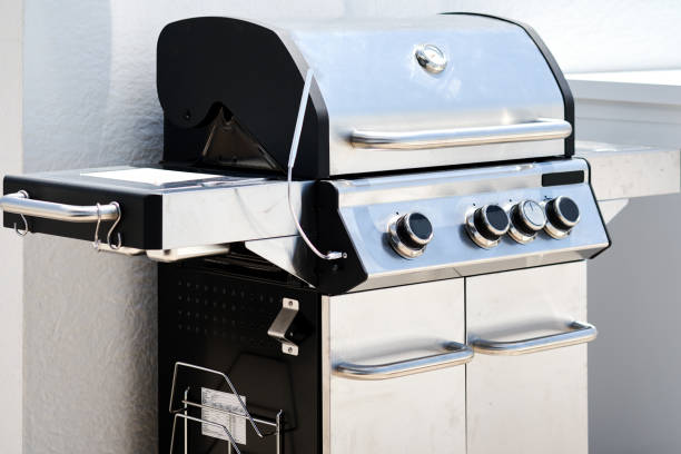 Stainless steel gas grill bbq barbecue