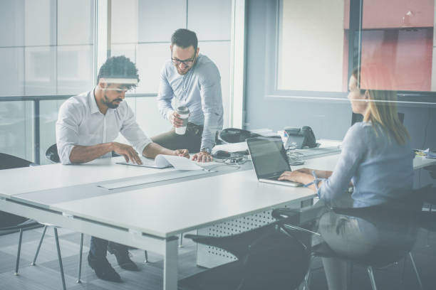 istock Business people at the office. Teamwork. 1031904548