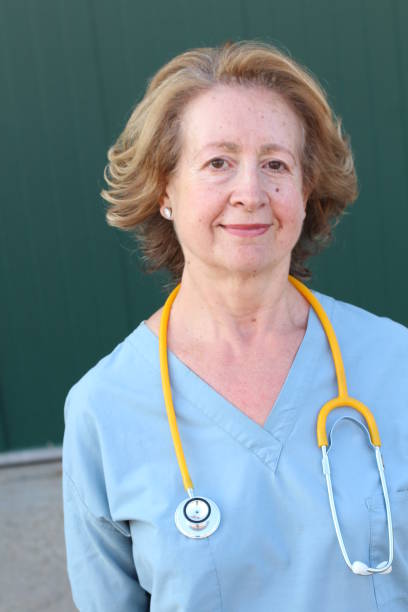 istock Sixty years old healthcare worker close up 1031905602