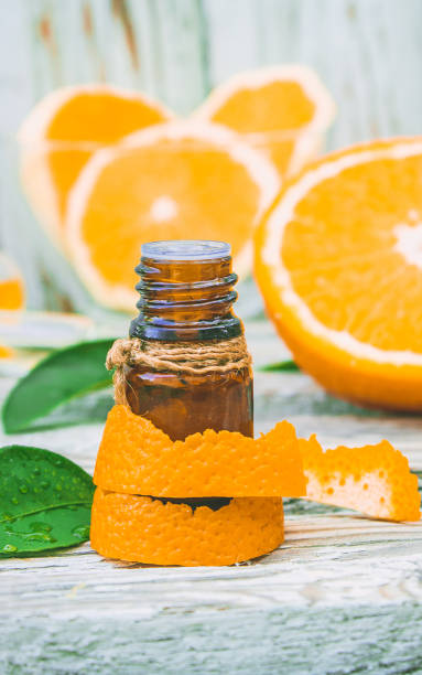 istock Essential oil of orange. Selective focus. nature. 1031905714