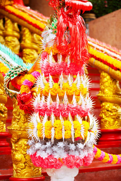istock Decorated steps of chinese temple Mae Khuan-Im 1031905716