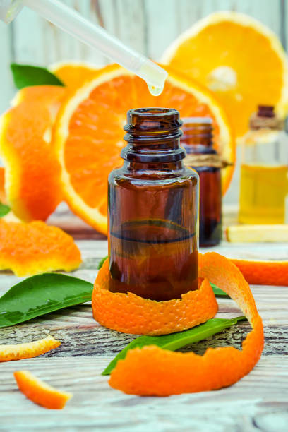 istock Essential oil of orange. Selective focus. nature. 1031905808