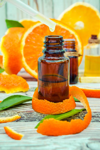 istock Essential oil of orange. Selective focus. nature. 1031905858