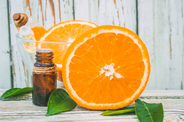 istock Essential oil of orange. Selective focus. nature. 1031905894