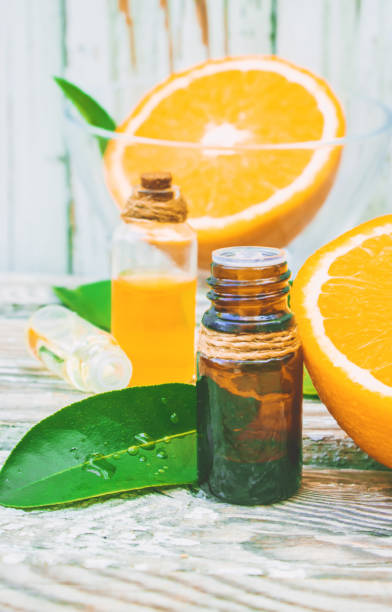istock Essential oil of orange. Selective focus. nature. 1031905920