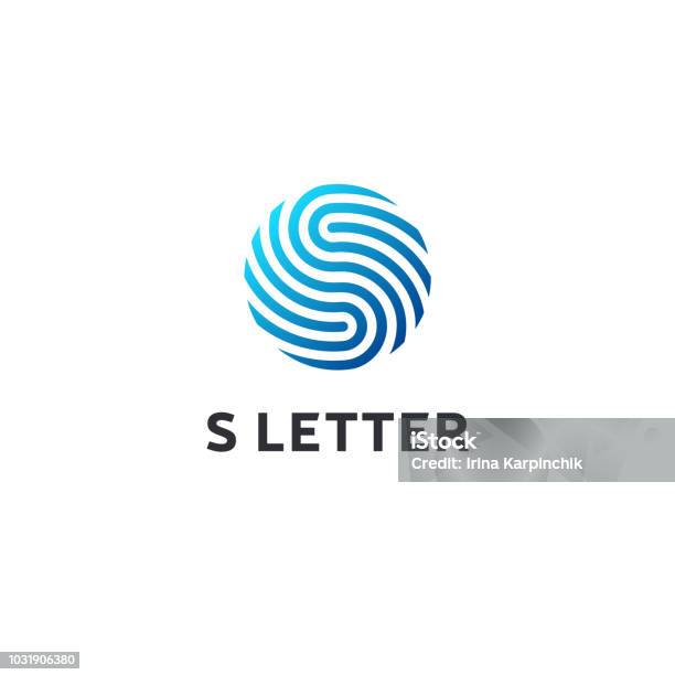 Vector Design Element Global Solution Stock Illustration - Download Image Now - Logo, Letter S, Circle