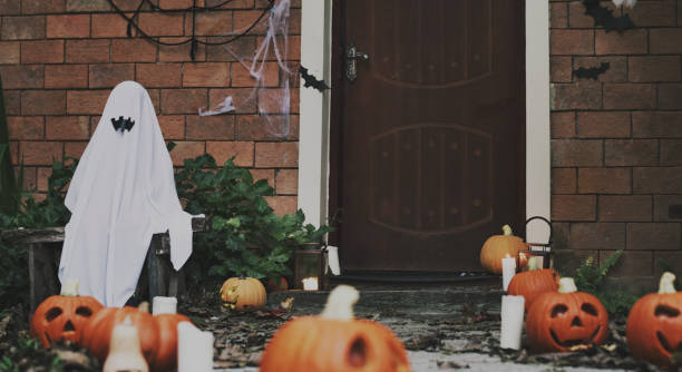istock Ghost costume for Halloween party 1031912686