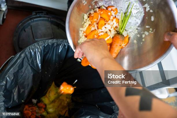 Gıda Atık Büyük Bir Sorundur Stok Fotoğraflar & Yiyecekler‘nin Daha Fazla Resimleri - Yiyecekler, Çöp, Restoran
