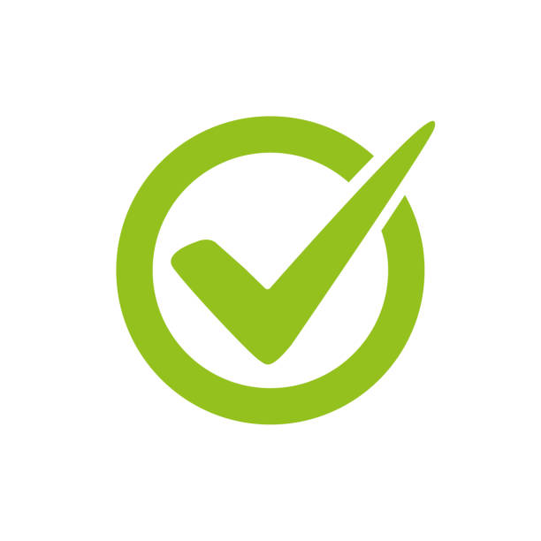 Check mark logo vector or icon. T approvement or cheklist design