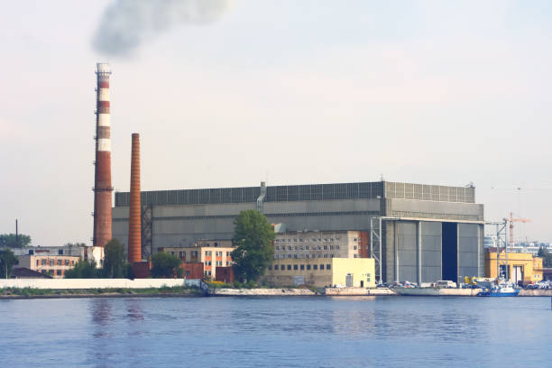 istock port with repair docks on the river 1031931384