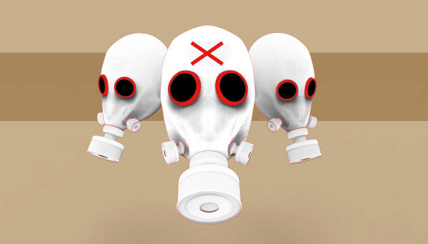istock Gas-resistant mask Group Drawing Art And Background 1031936252