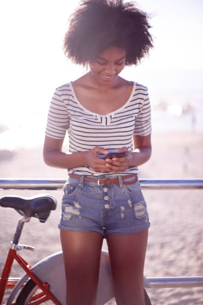 istock Updating her status to what she's doing today 1031937220