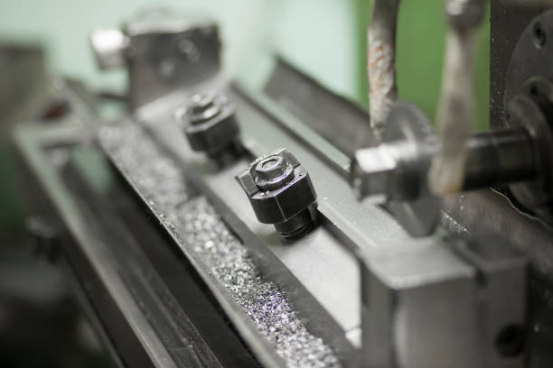istock Metal cutting machine tools in the factory 1031937628