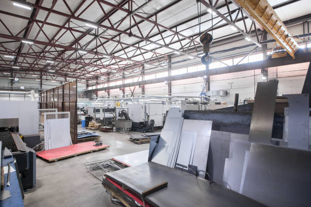 istock Metalworking plant. Production warehouse 1031944514