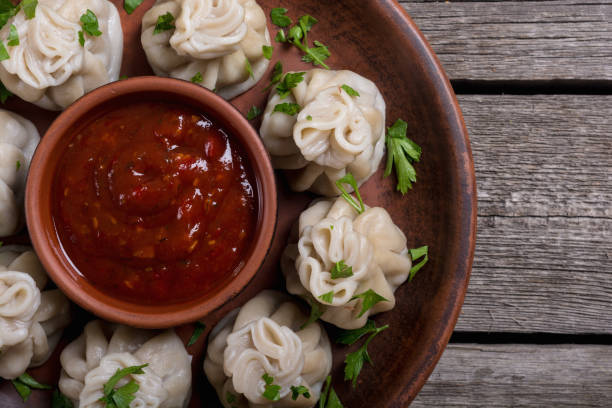 istock Georgian dumplings khinkali 1031952380