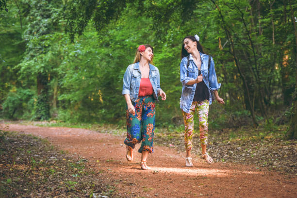 istock Girls  in the forest 1031956042