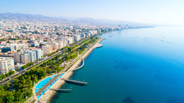 istock Aerial view of Molos, Limassol, Cyprus 1031999288