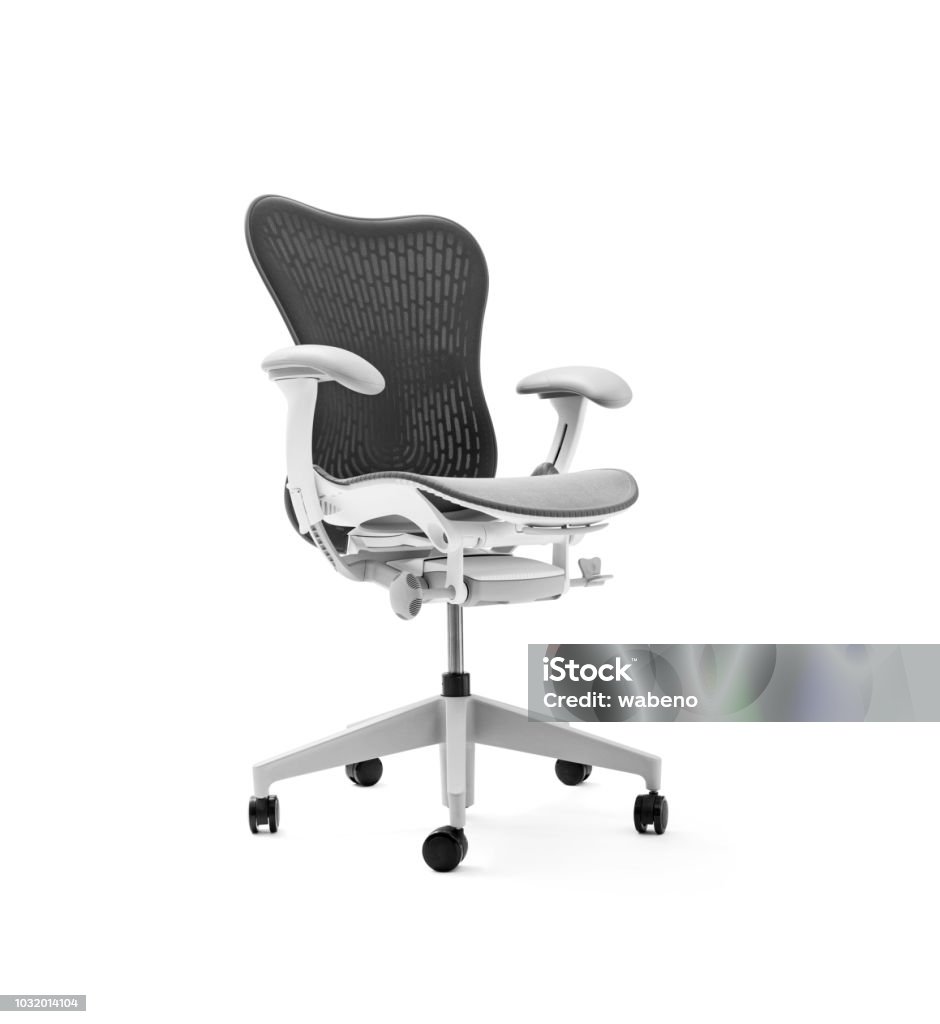 Luxury office chair Luxury office chair on white background, including clipping path Office Chair Stock Photo
