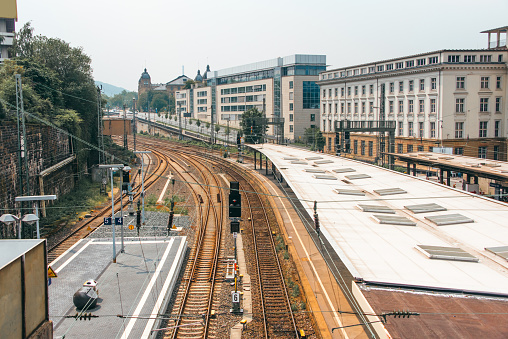 Railroad tracks in Germany