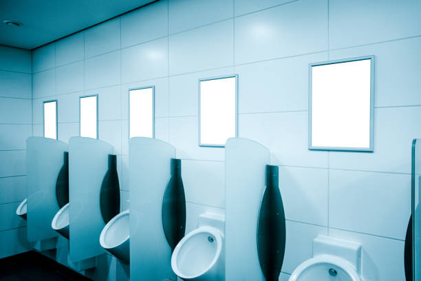 istock Blank billboards at public toilet 1032017552
