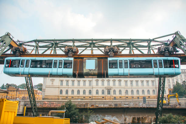 Overhead Railway system in Wuppertal, Germany